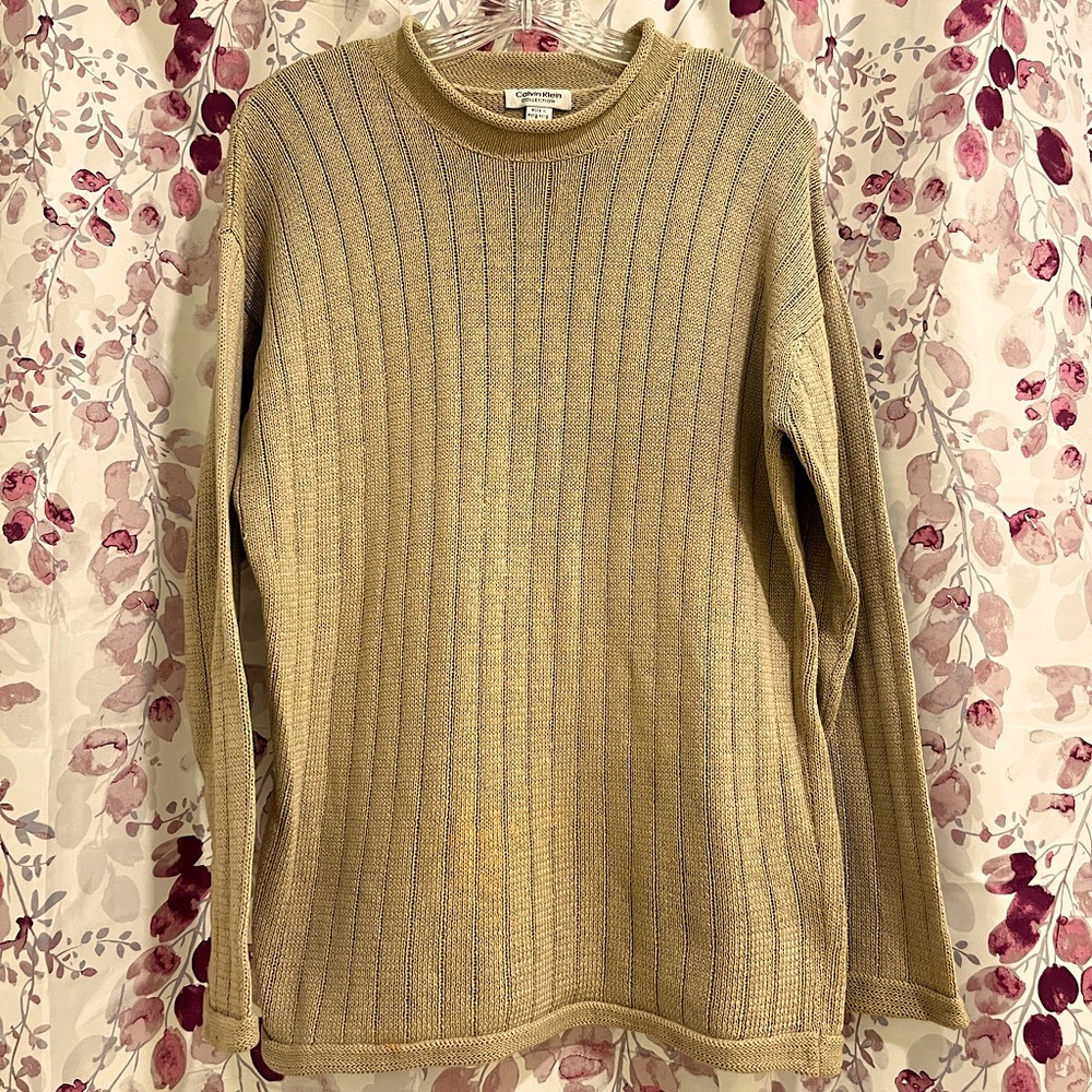 Calvin Klein Collection Medium Brown Vintage Sweater Women’s